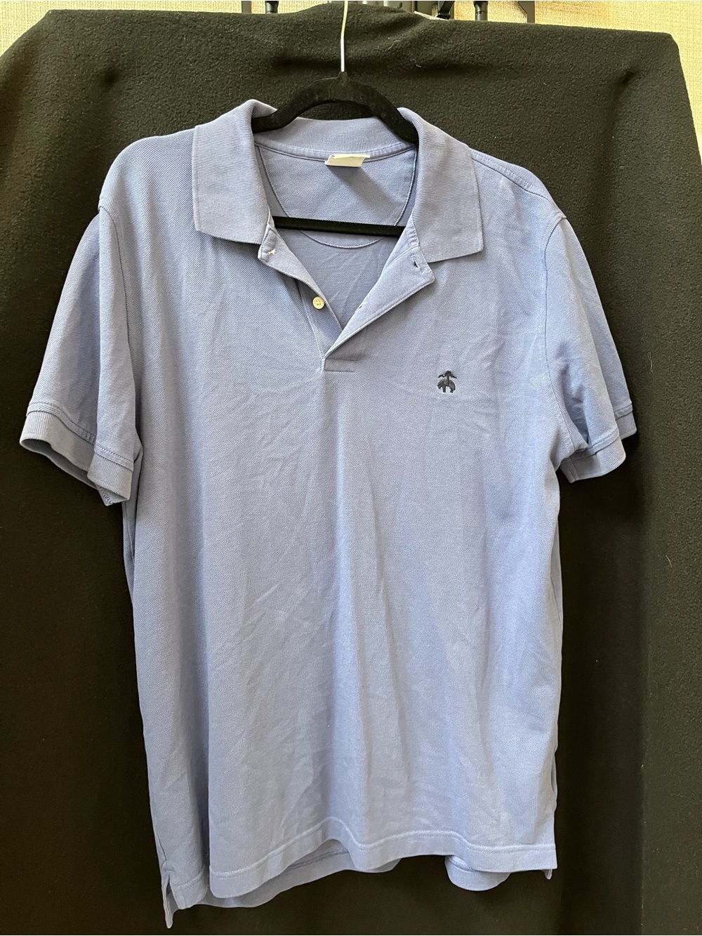 Brooks Brothers Blue Short Sleeve Polo